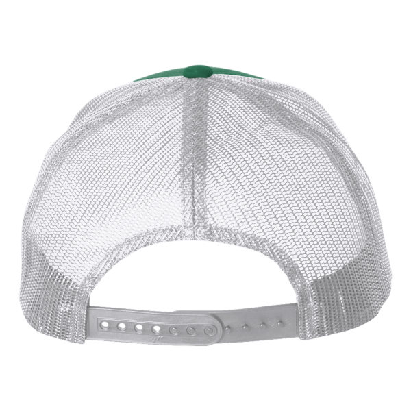 econscious Eco Trucker Cap, Green / White / White, Back view
