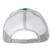 econscious Eco Trucker Cap, Green / White / White, Back view