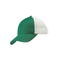 econscious Eco Trucker Cap, Green / White / White, Left Side view