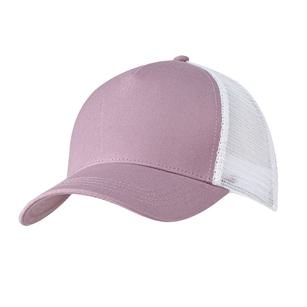 econscious Eco Trucker Cap, Lilac Haze / Lilac Haze, Left Side view