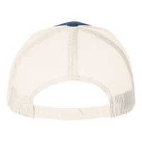 econscious Eco Trucker Cap, Pacific / Oyster, Back view