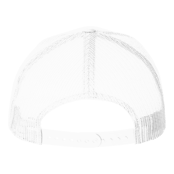 econscious Eco Trucker Cap, White / White, Back view