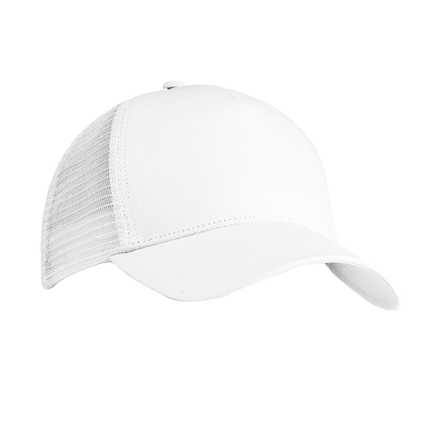 econscious Eco Trucker Cap, White / White, Right Side view