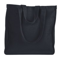 econscious Hemp Market Tote, Black, Back view