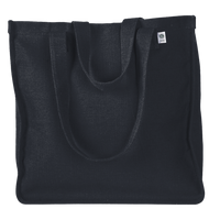 econscious Hemp Market Tote, Black, Front view
