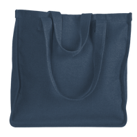 econscious Hemp Market Tote, Navy, Back view