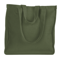 econscious Hemp Market Tote, Olive, Back view