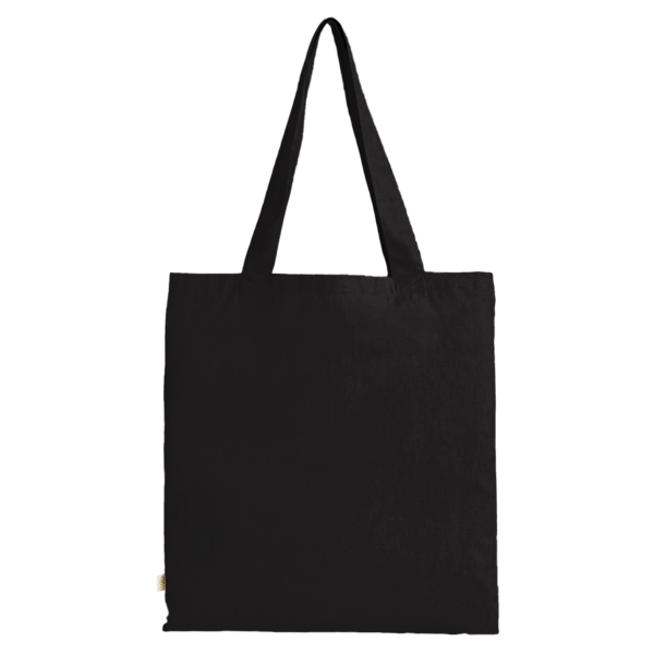 econscious Reclaimist Fiber Elemental Tote, Black, Back view
