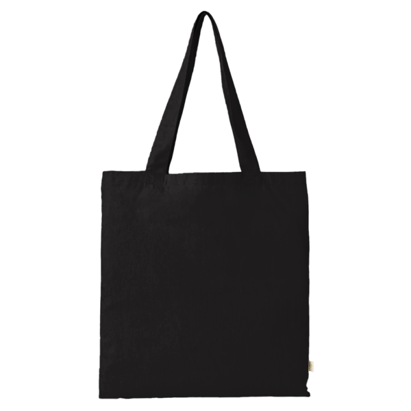 econscious Reclaimist Fiber Elemental Tote, Black, Front view