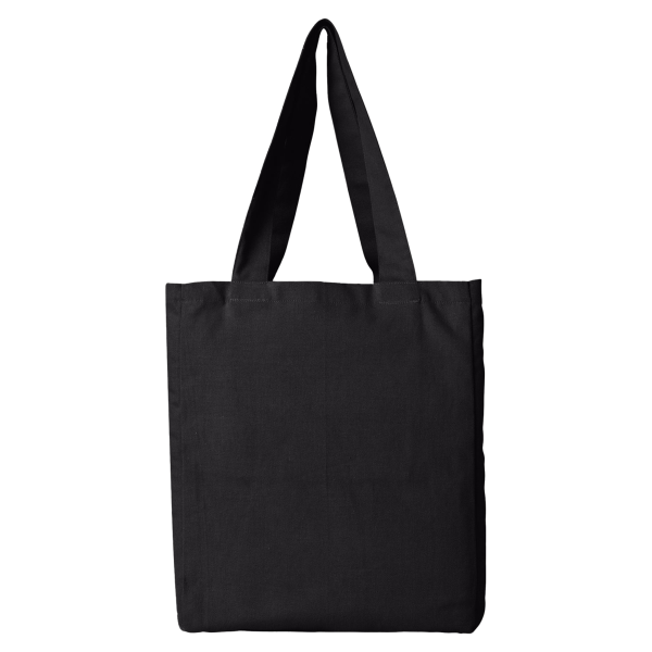 econscious Reclaimist Fiber Everywhere Tote, Black, Back view