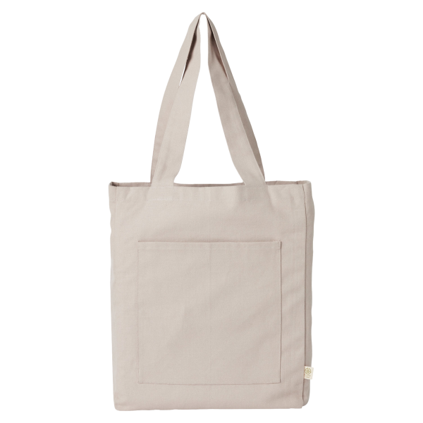 econscious Reclaimist Fiber Everywhere Tote, Pumice, Front view