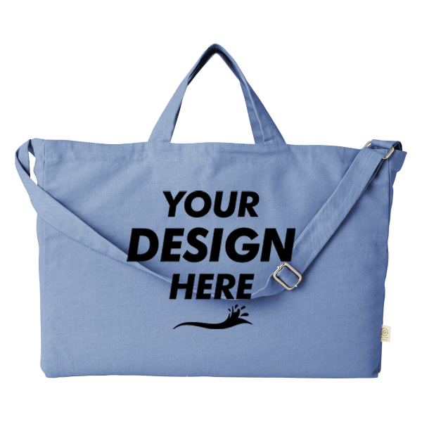 econscious Reclaimist Fiber G2G Bag, Elemental Blue, Front view, Mockup