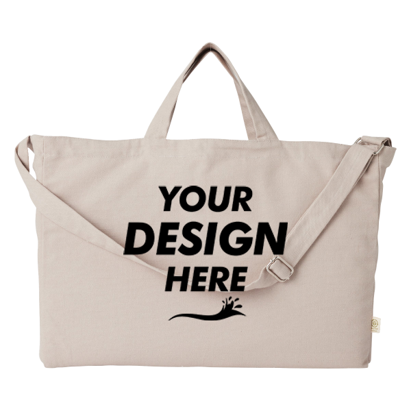 econscious Reclaimist Fiber G2G Bag, Pumice, Front view, Mockup