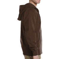 econscious Unisex Heritage Full-Zip Hooded Sweatshirt, Earth, Right Sleeve view