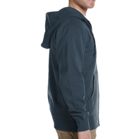 econscious Unisex Heritage Full-Zip Hooded Sweatshirt, Pacific, Right Sleeve view