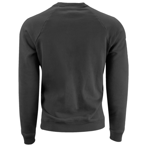 econscious Unisex Motion Crewneck Sweatshirt, Graphite, Back view