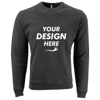 econscious Unisex Motion Crewneck Sweatshirt, Graphite, Front view, Mockup