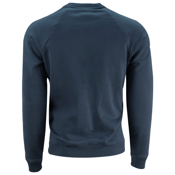 econscious Unisex Motion Crewneck Sweatshirt, Pacific, Back view