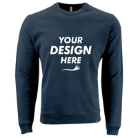 econscious Unisex Motion Crewneck Sweatshirt, Pacific, Front view, Mockup