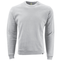 econscious Unisex Motion Crewneck Sweatshirt, White, Front view