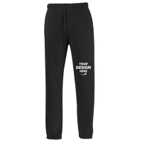 econscious Unisex Motion Joggers, Black, Front view, Mockup