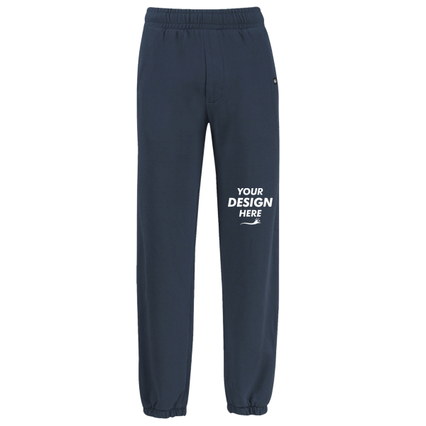 econscious Unisex Motion Joggers, Pacific, Front view, Mockup