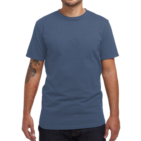 econscious Unisex USA Made T-Shirt, Pacific, Front view