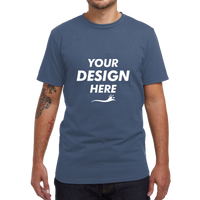 econscious Unisex USA Made T-Shirt, Pacific, Front view, Mockup