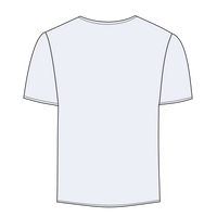 econscious Unisex USA Made T-Shirt, White, Back view