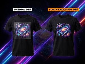 Black Knockout Gang Sheet