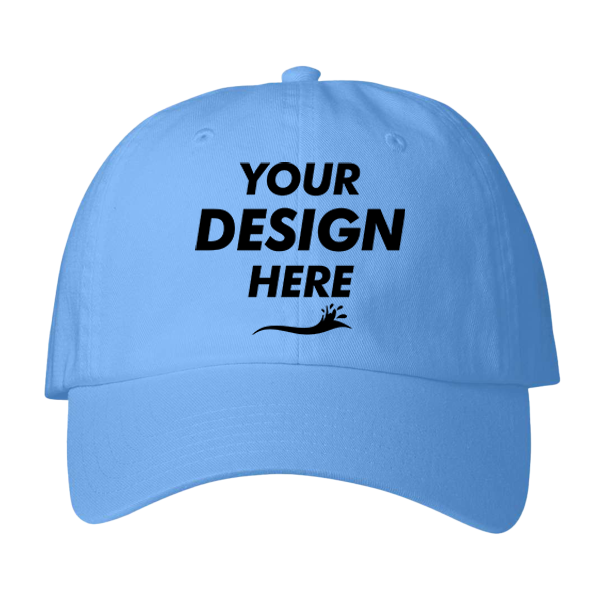 vineyard vines Baseball Cap, Light Blue, Front view, Mockup