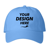 vineyard vines Baseball Cap, Light Blue, Front view, Mockup