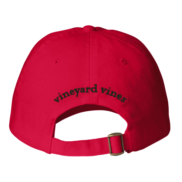vineyard vines Baseball Cap, Light House Red, Back view