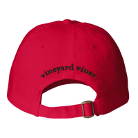 vineyard vines Baseball Cap, Light House Red, Back view