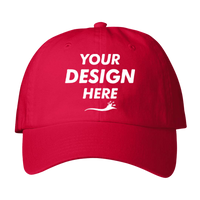 vineyard vines Baseball Cap, Light House Red, Front view, Mockup