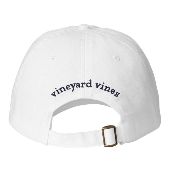 vineyard vines Baseball Cap, White Cap, Back view