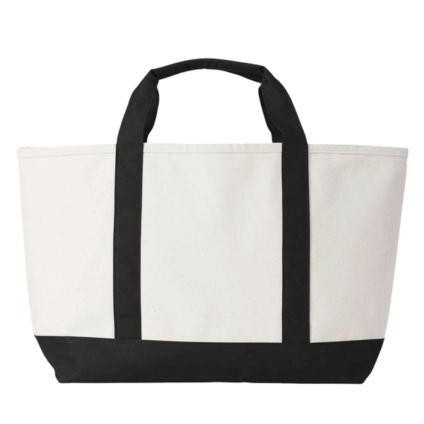 vineyard vines Captain Tote Bag, Black, Back view