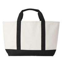 vineyard vines Captain Tote Bag, Black, Back view