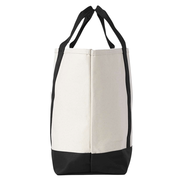vineyard vines Captain Tote Bag, Black, Left Side view