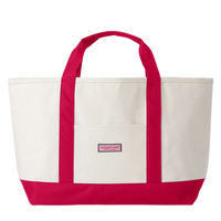 vineyard vines Captain Tote Bag, Light House Red, Front view