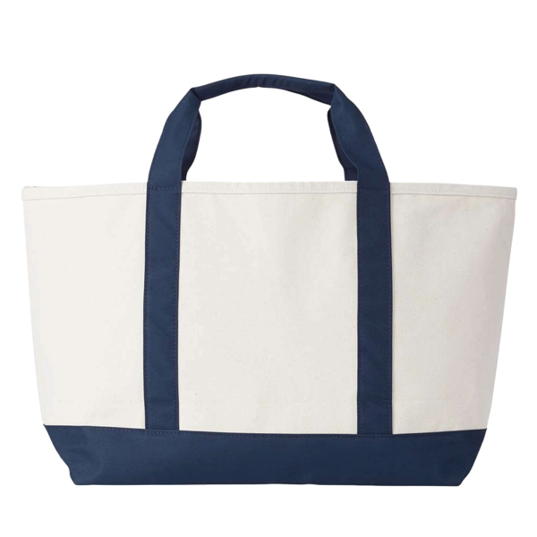 vineyard vines Captain Tote Bag, Natural, Back view