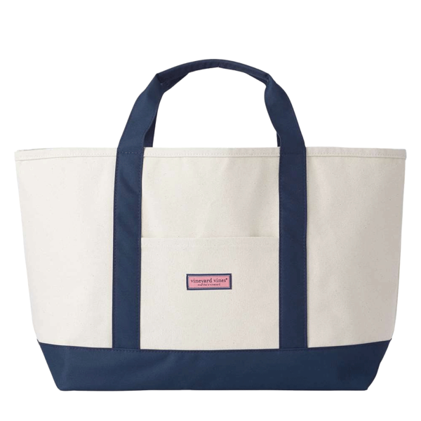 vineyard vines Captain Tote Bag, Natural, Front view