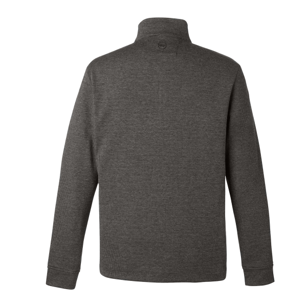 vineyard vines Men's Bluffs Quarter-Zip Pullover, Grey Harbor, Back view