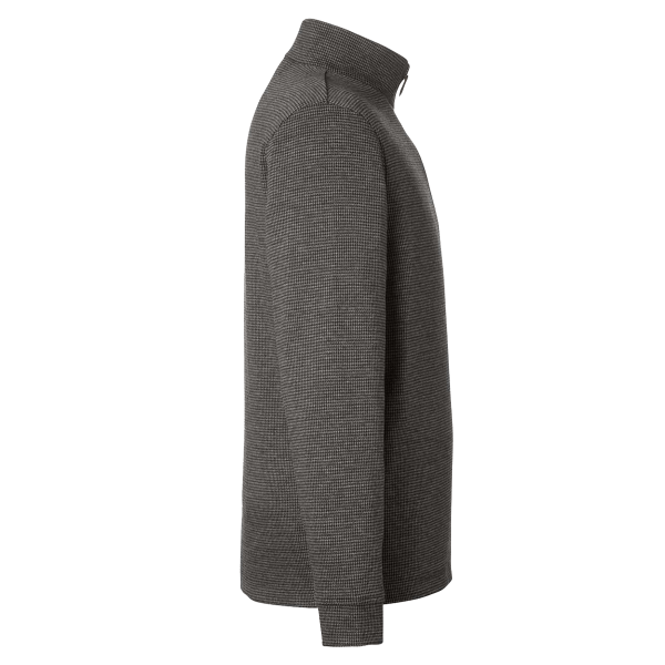 vineyard vines Men's Bluffs Quarter-Zip Pullover, Grey Harbor, Right Sleeve view