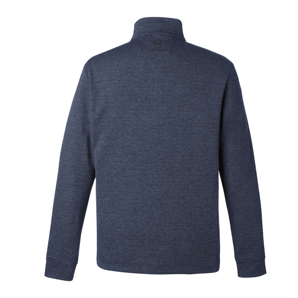 vineyard vines Men's Bluffs Quarter-Zip Pullover, Nautical Navy, Back view