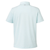vineyard vines Men's Bradley Stripe Sankaty Polo, Andros Blue Tejeda, Back view