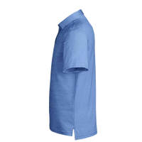 vineyard vines Men's Bradley Stripe Sankaty Polo, Maui Blue, Left Sleeve view