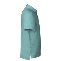 vineyard vines Men's Bradley Stripe Sankaty Polo, Sea Clay Green, Right Sleeve view