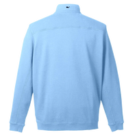 vineyard vines Men's Collegiate Shep Quarter-Zip Sweatshirt, Jake Blue, Back view