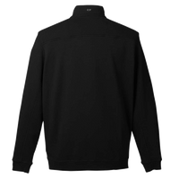 vineyard vines Men's Collegiate Shep Quarter-Zip Sweatshirt, Jet Black, Back view